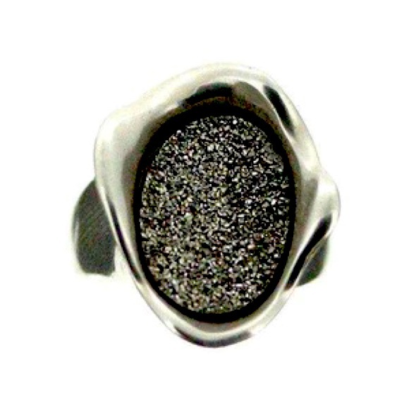HG Silver Drusy Ring - Picture 7 of 7